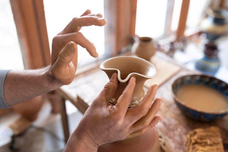 Person working pottery workshop 23 2148970761